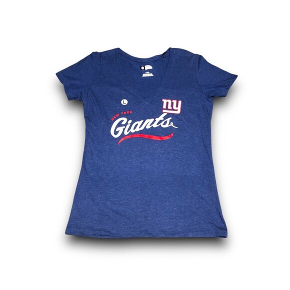 NFL New York Giants Women's V-Neck T-Shirt - Large (NWOT) - Picture 1 of 3